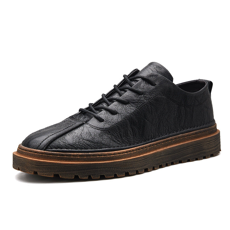 Men's Leather Canvas Sneaker