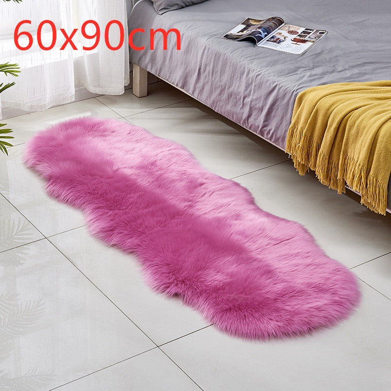 Irregular Shape Fur Rug