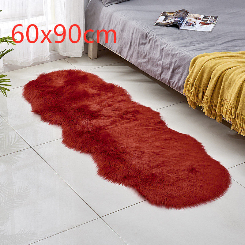 Irregular Shape Fur Rug