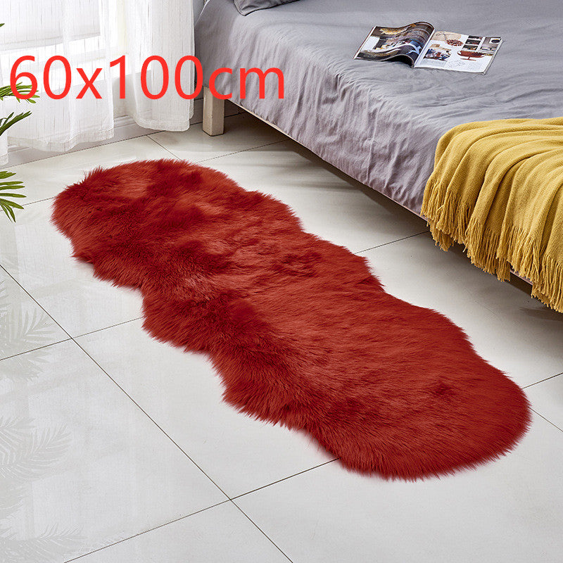 Irregular Shape Fur Rug