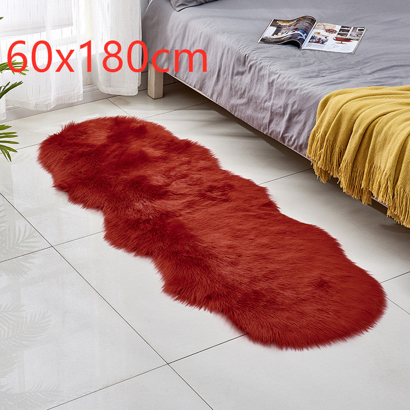 Irregular Shape Fur Rug