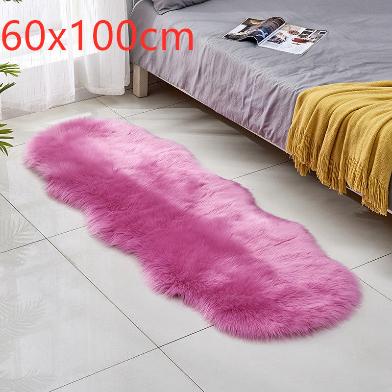 Irregular Shape Fur Rug