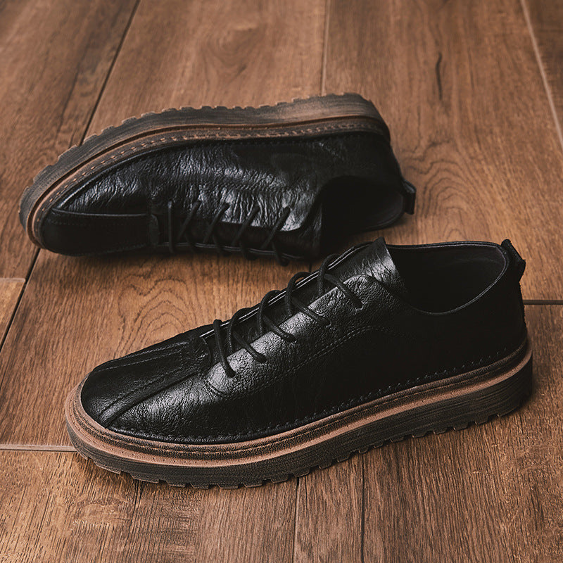 Men's Leather Canvas Sneaker
