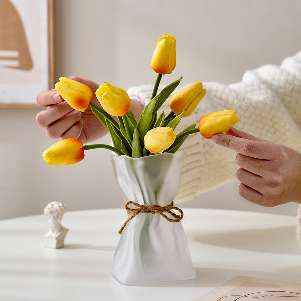 Irregular Shape Glass Flower Vase