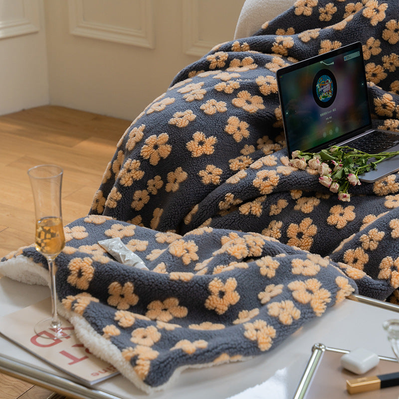 Fluffy Flower Blanket
