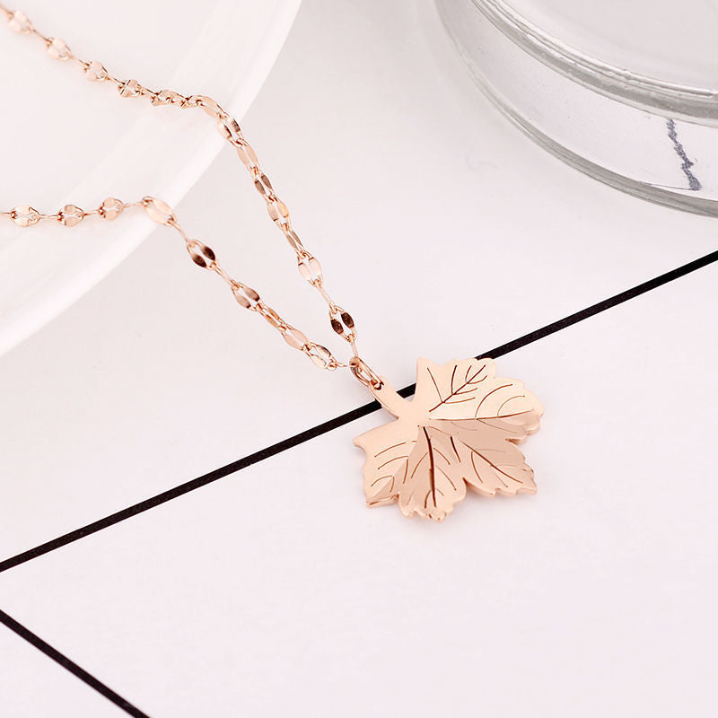 Maple Leaf Necklace