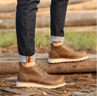 Men's Casual Leather Boots