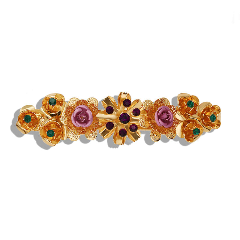 Golden Flower Hair Pins