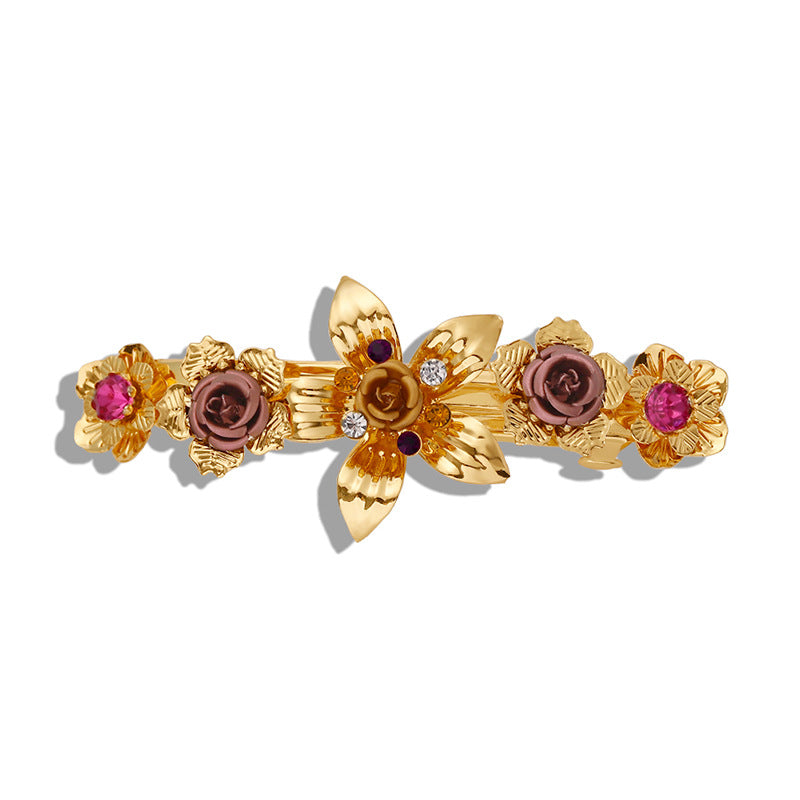 Golden Flower Hair Pins