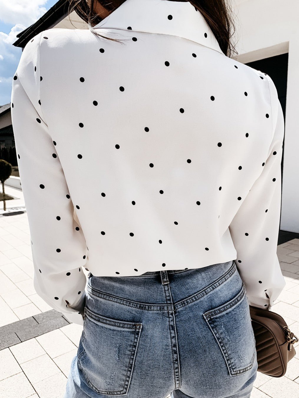 Polka Dot Button Down