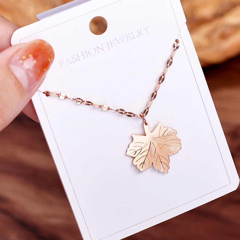 Maple Leaf Necklace