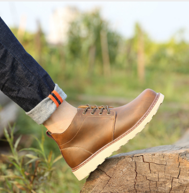 Men's Casual Leather Boots