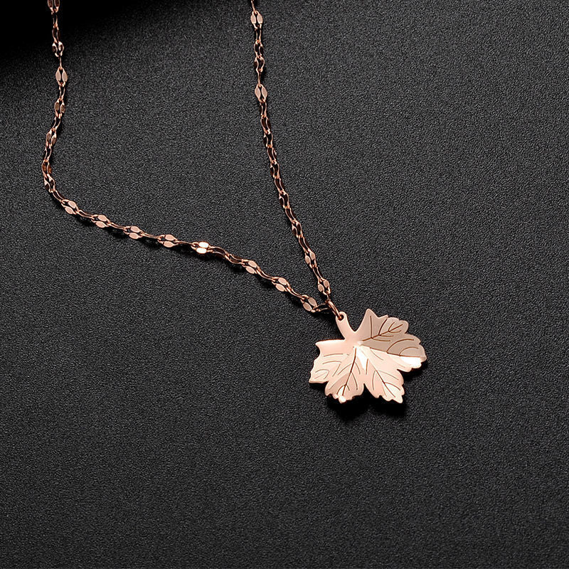 Maple Leaf Necklace