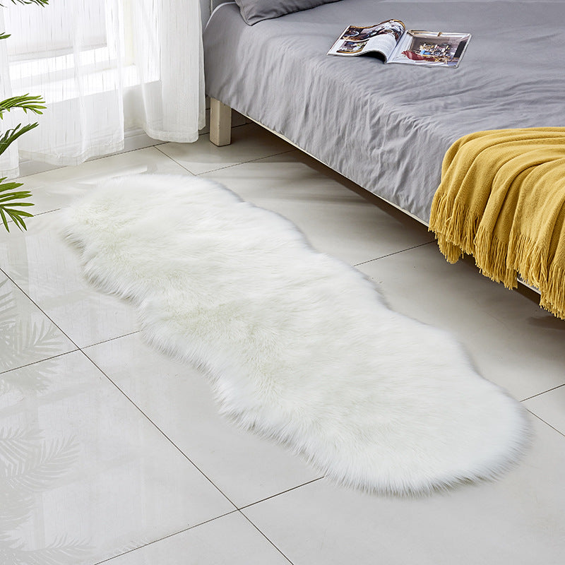Irregular Shape Fur Rug