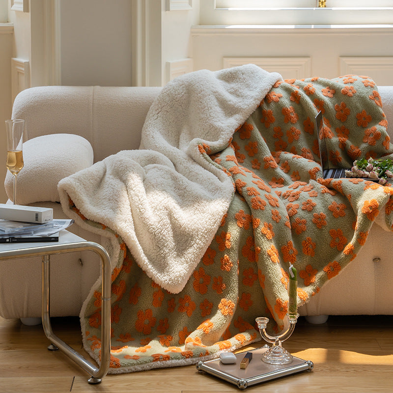 Fluffy Flower Blanket