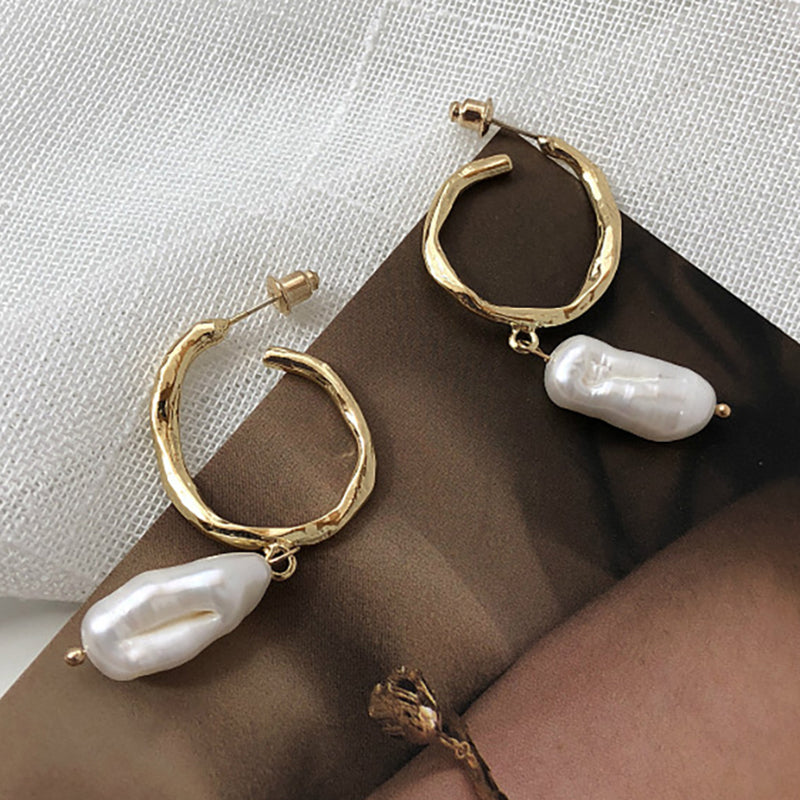 Pearl Dangle Earrings