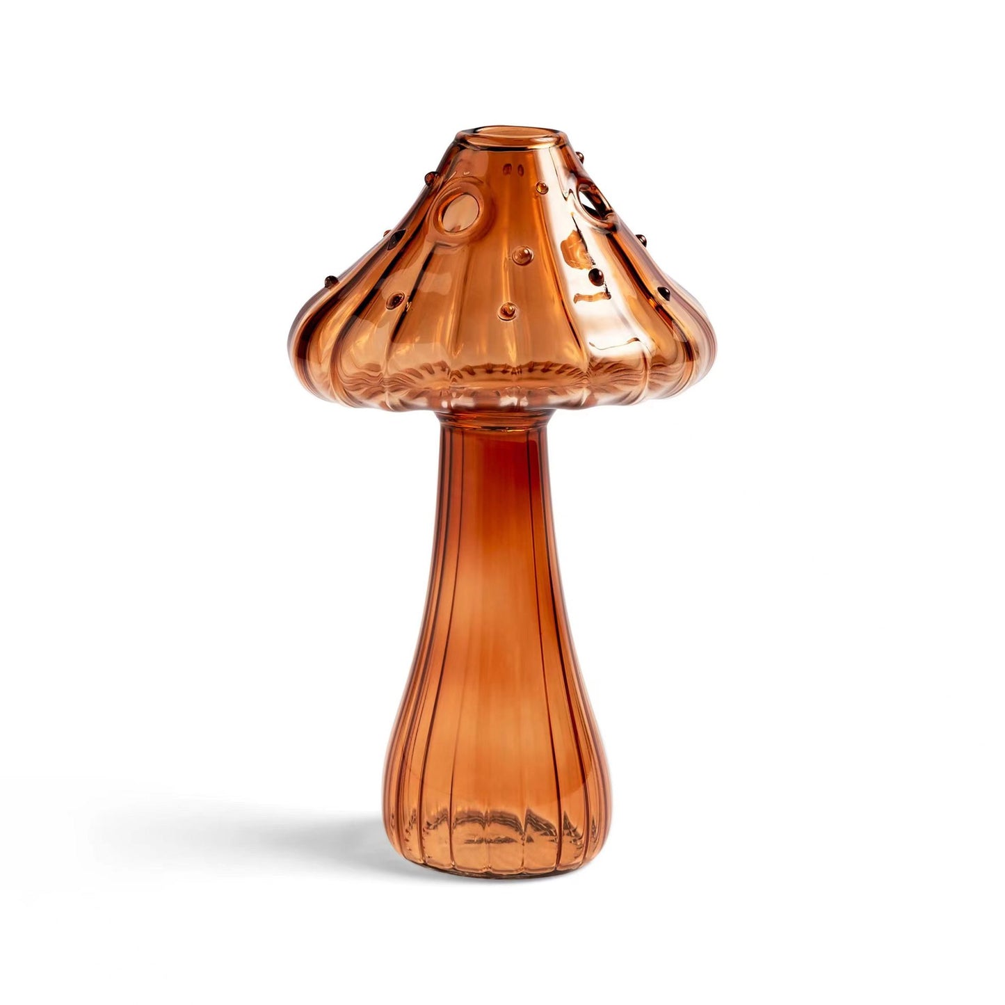 Cottagecore Glass Mushroom Flower Vase