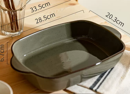 Speckled Porcelain Casserole Dish