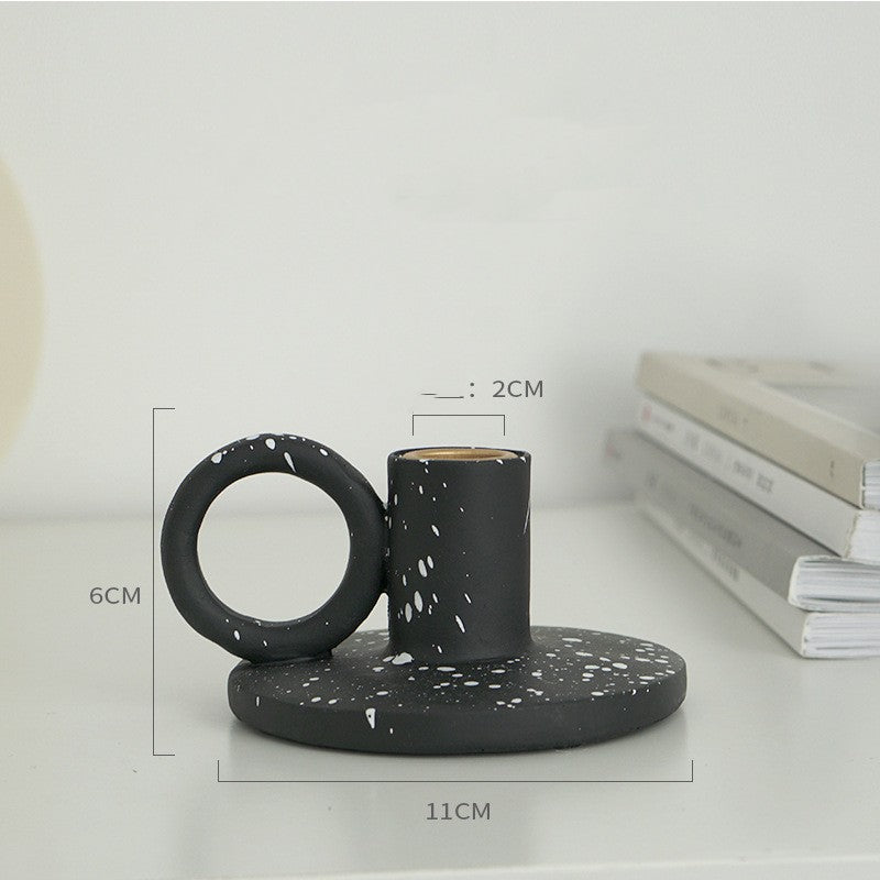 Speckled Candle Holder