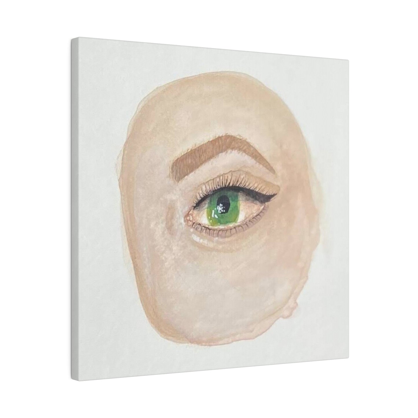Green Eye, Matte Canvas, Stretched, 0.75"