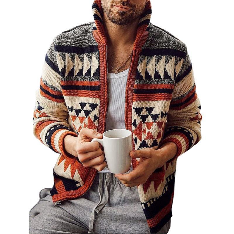 Men's Aztec Western Knit Jacket