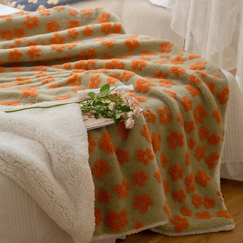 Fluffy Flower Blanket