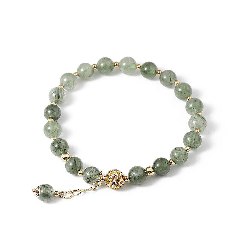 Sage Green Beaded Bracelet
