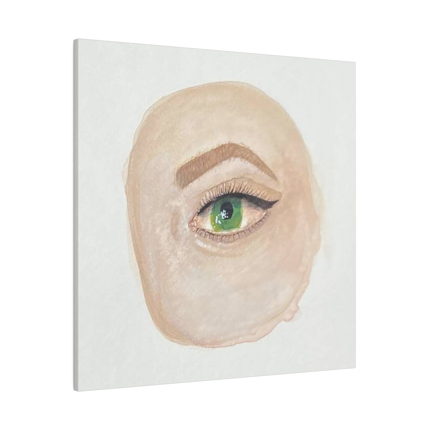 Green Eye, Matte Canvas, Stretched, 0.75"