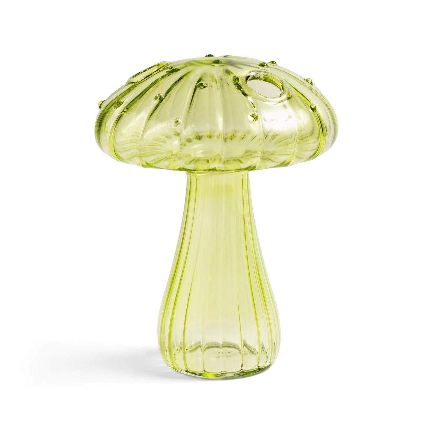 Cottagecore Glass Mushroom Flower Vase