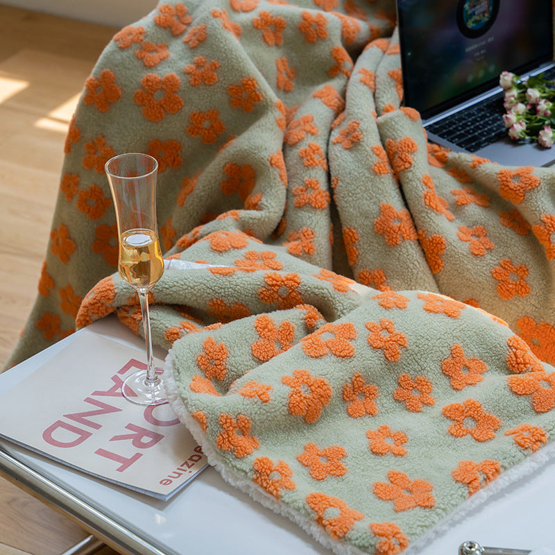 Fluffy Flower Blanket