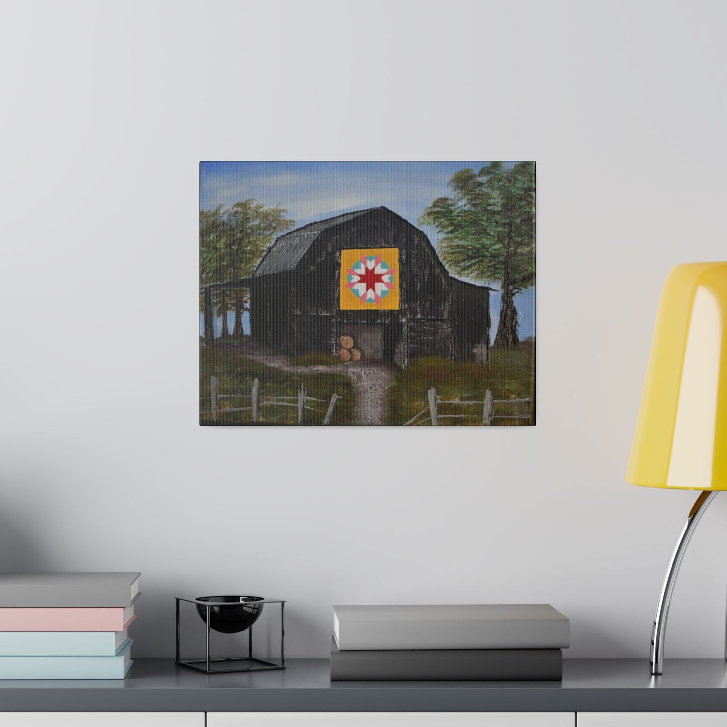 Barn Quilt, Matte Canvas, Stretched, 0.75"