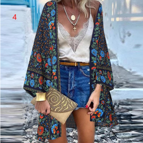 Floral Silk Kimono