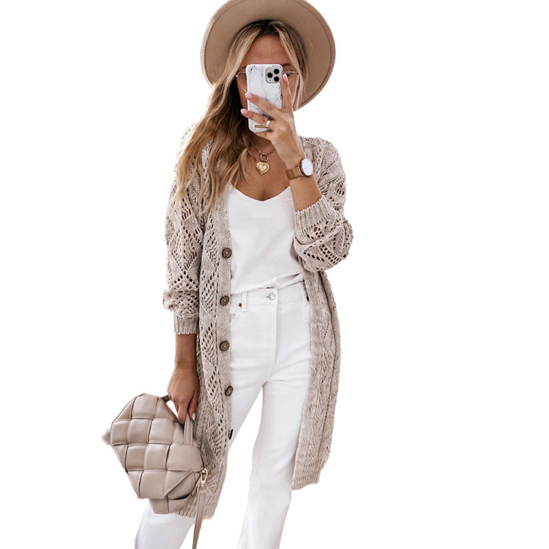 Knitted Cardigan Sweater