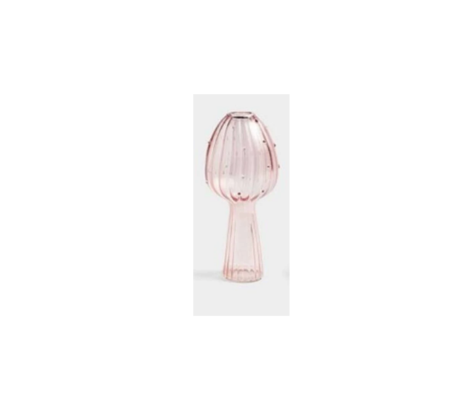 Cottagecore Glass Mushroom Flower Vase