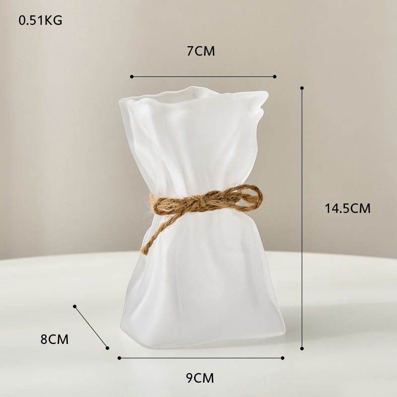 Irregular Shape Glass Flower Vase