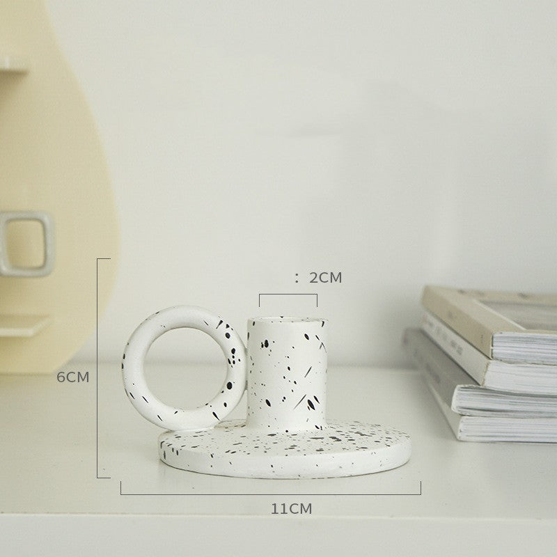 Speckled Candle Holder